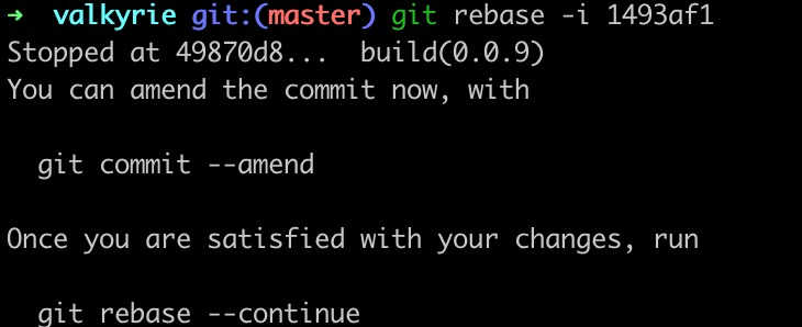 git rebase tips